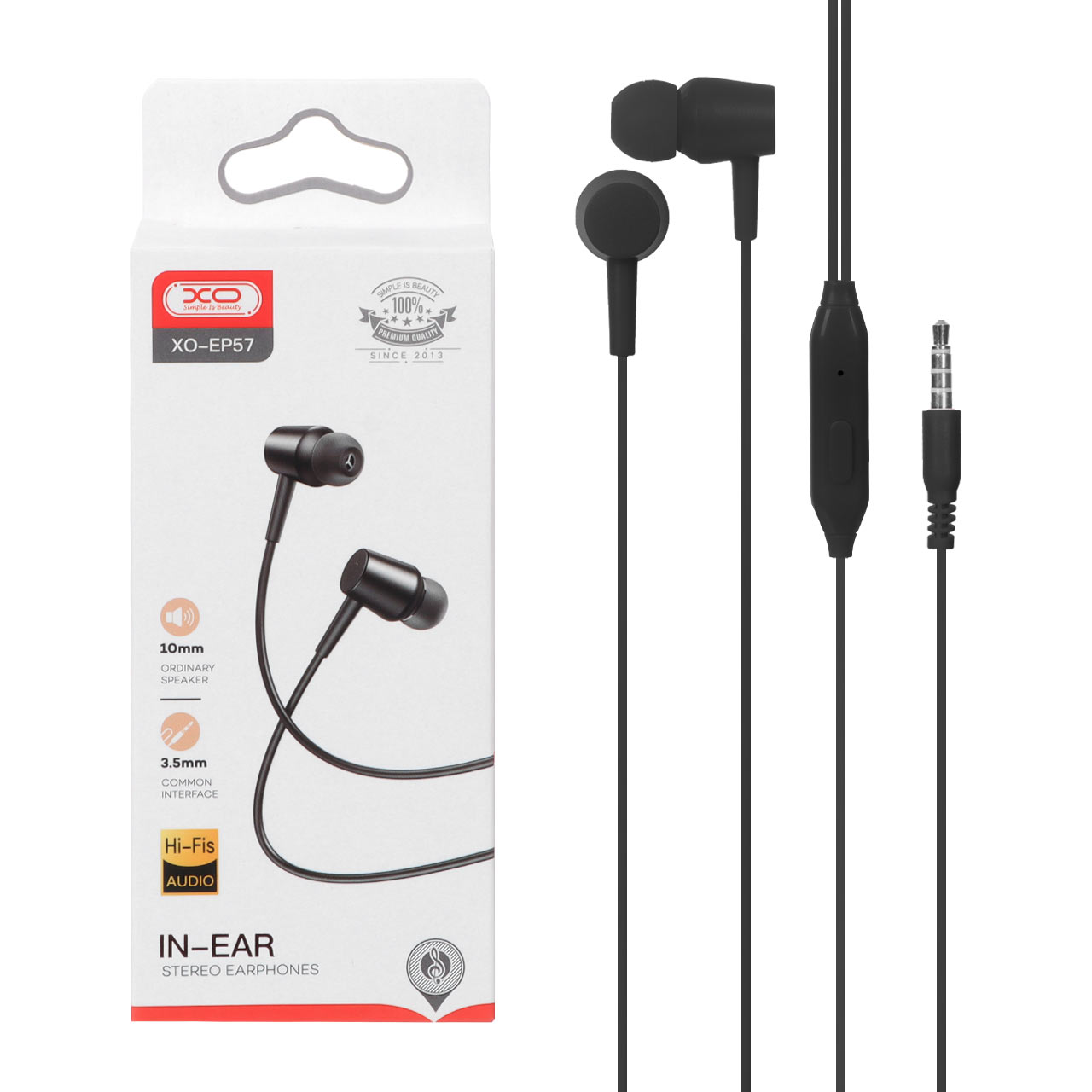 هندزفری باسیم XO مدل XO-EP57 - مشکی