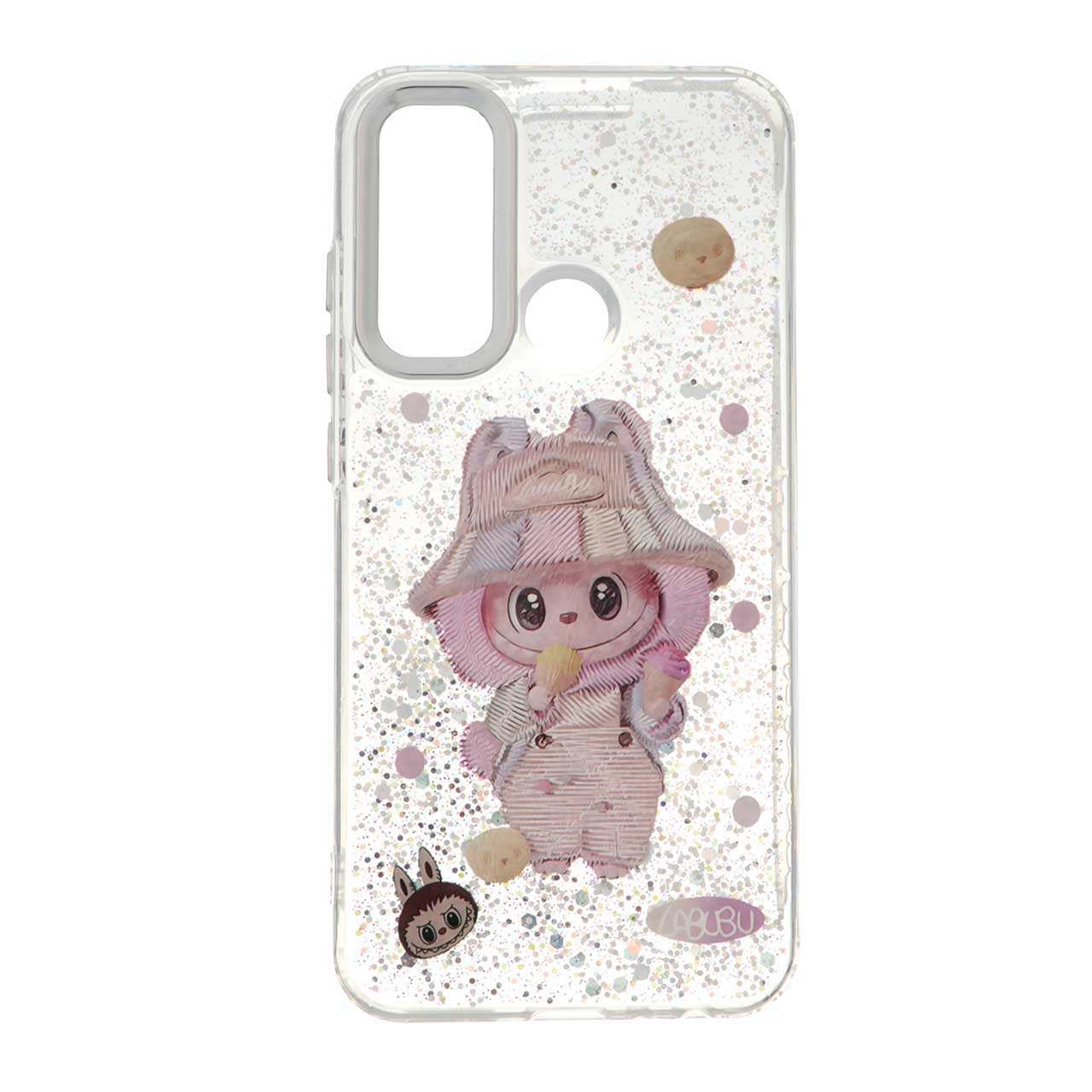 قاب رزینی اکلیلی لنز سیلور Xiaomi Redmi Note 8 - طرح 154