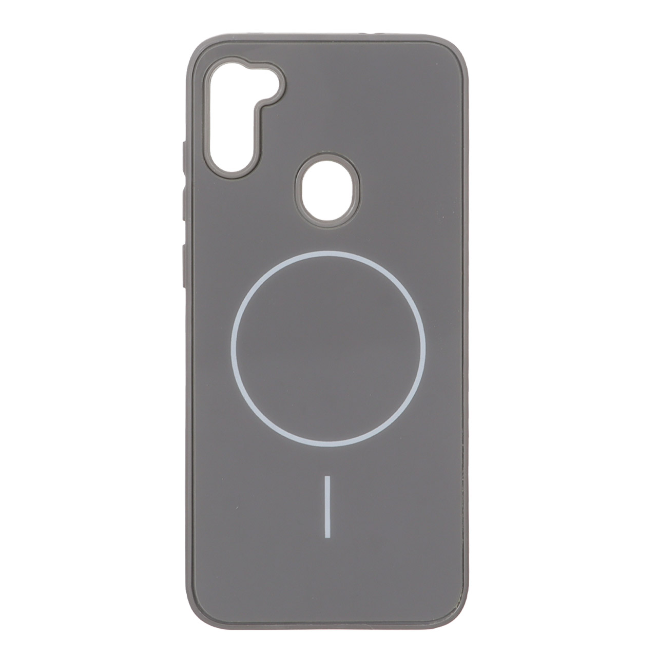 قاب M Pro پشت براق طرح مگ سیف Samsung Galaxy A11 / M11 - خاکستری