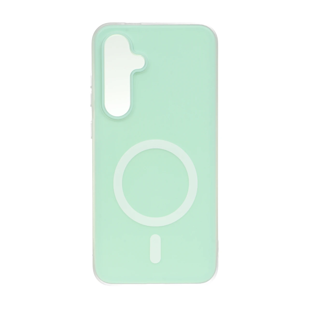 قاب دو لایه مات طرح مگ سیف Samsung Galaxy S24 FE - سبز