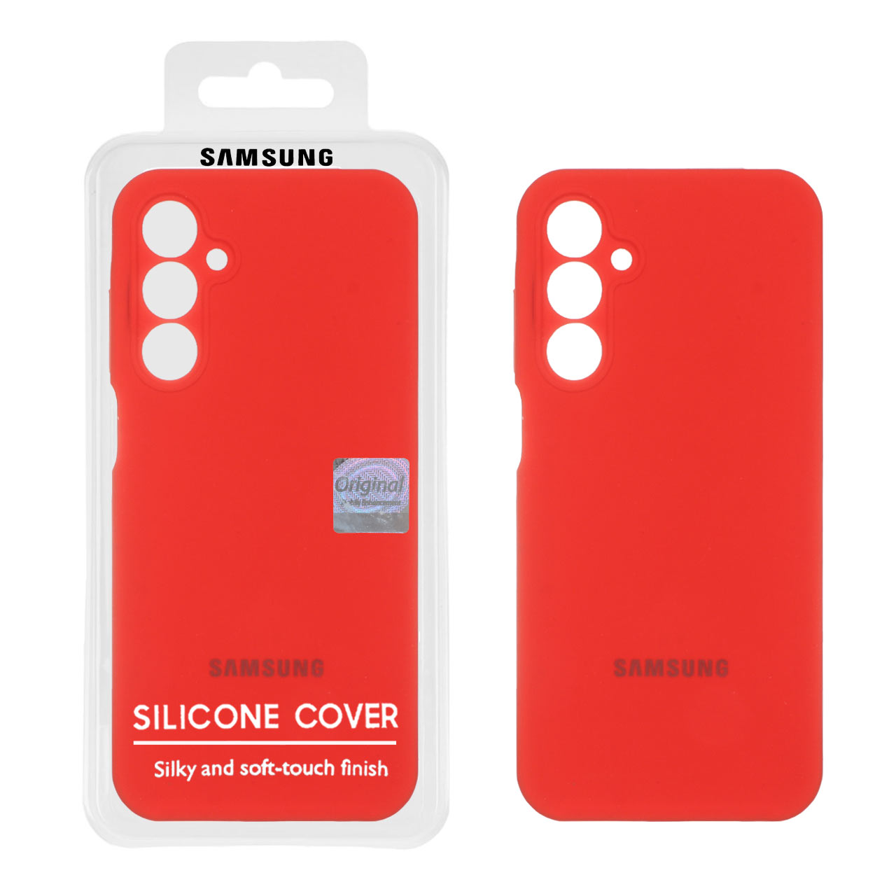 قاب سیلیکونی پاک کنی اورجینال Master Quality مدل Samsung Galaxy A25 5G - قرمز (پک دار)