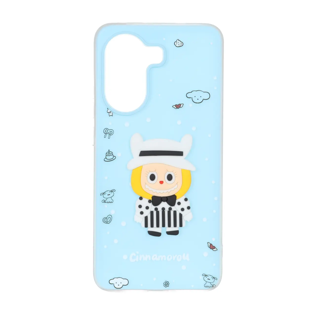 قاب دو لایه مات عروسک برجسته Xiaomi Poco X7 Pro - آبی