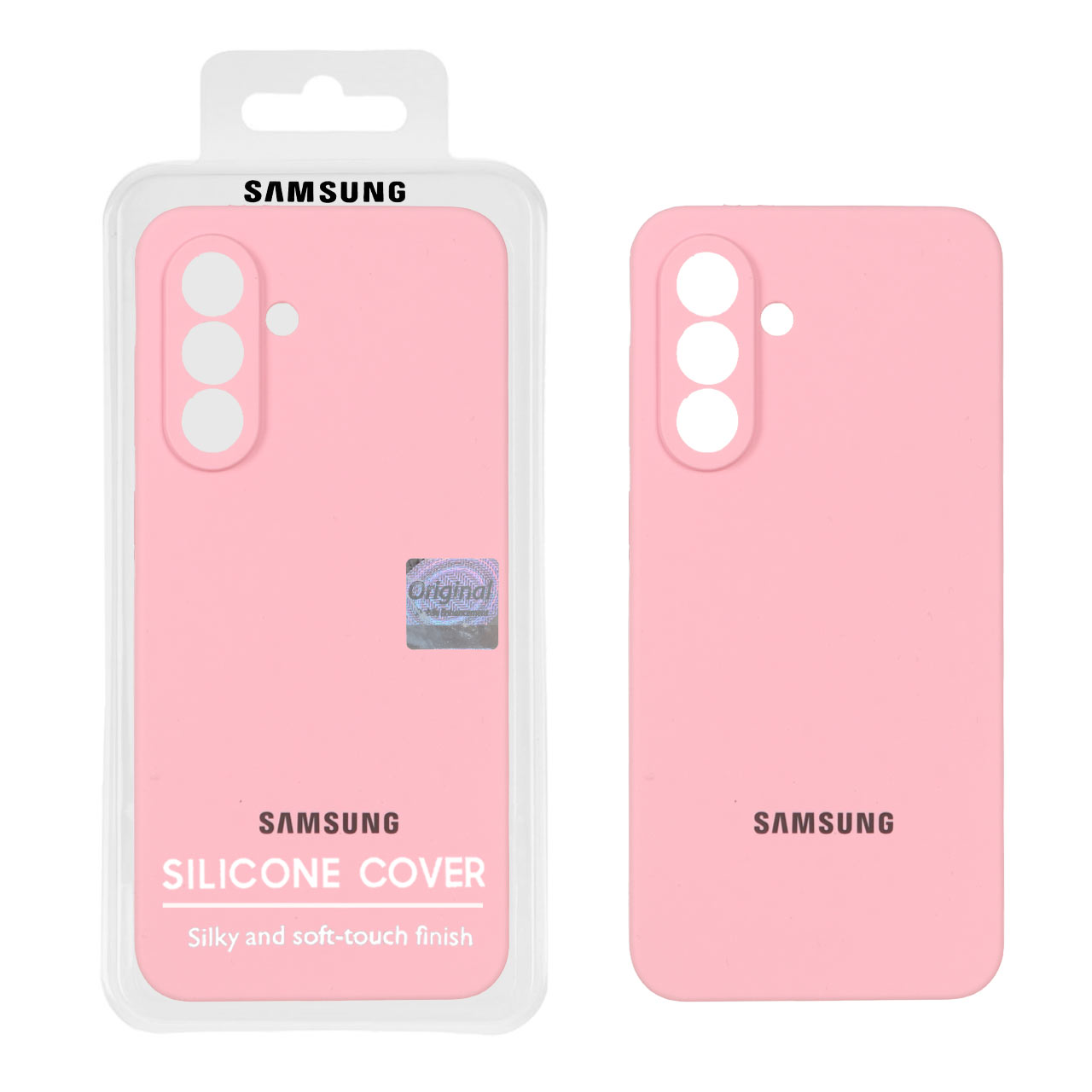 قاب سیلیکونی پاک کنی اورجینال Master Quality مدل Samsung Galaxy A56 / A36 - صورتی (پک دار)