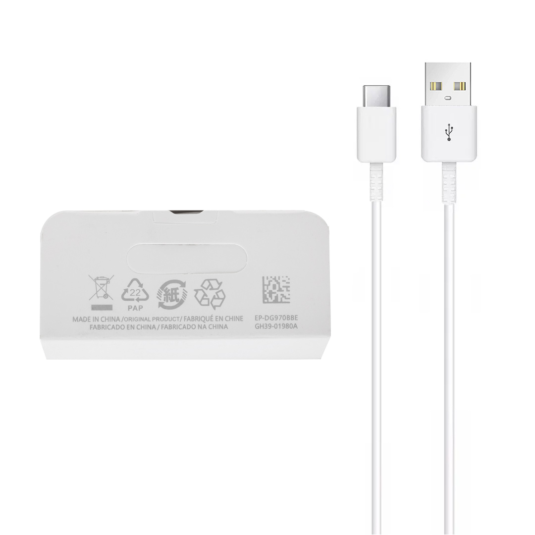 کابل شارژ Samsung Type-C مدل EP-DG970BBE - سفید - DST (گارانتی شش ماهه شرکتی)