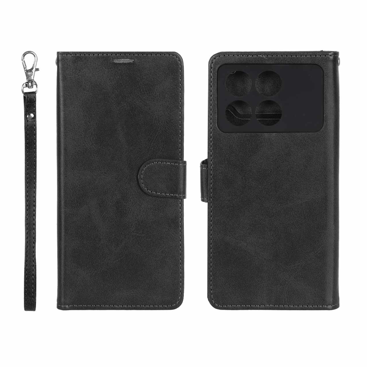 کیف موبایل مگنتی درجه یک MNC مدل Xiaomi Poco X6 Pro 5G / Redmi K70E - مشکی