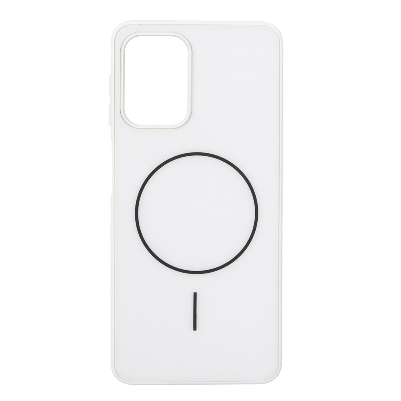 قاب M Pro پشت براق طرح مگ سیف Samsung Galaxy A22 4G / M32 4G / F22 - سفید