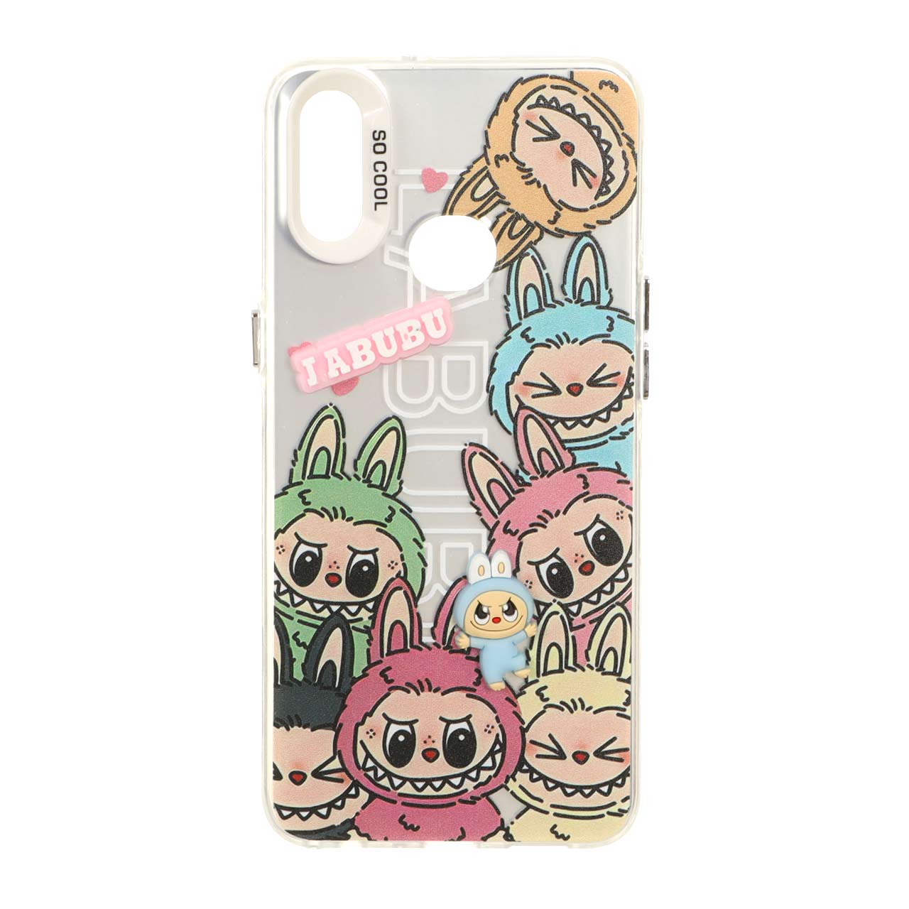 قاب SO COOL طرح Labubu خمیری برجسته Samsung Galaxy A10s - کد 97