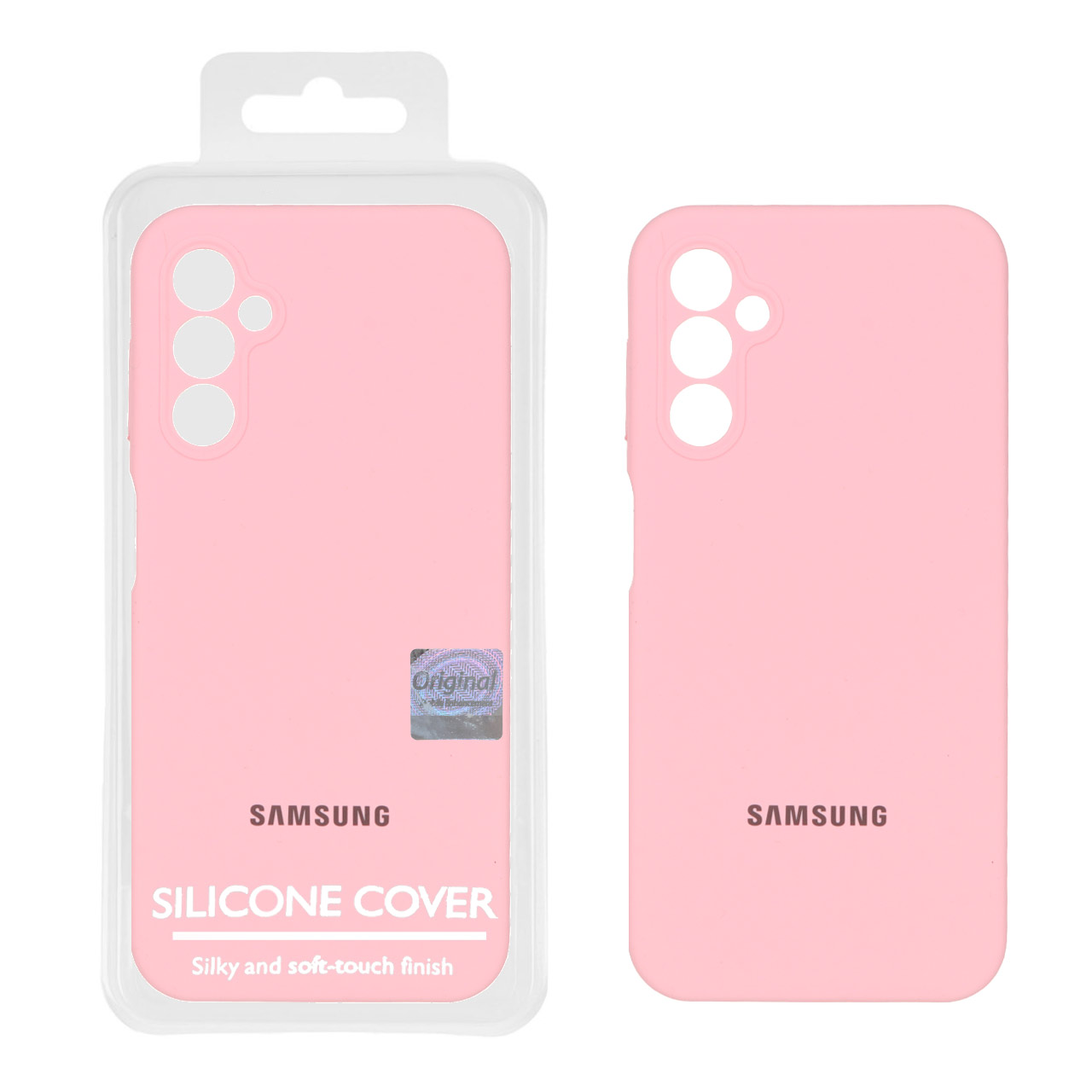 قاب سیلیکونی پاک کنی اورجینال Master Quality مدل Samsung Galaxy A14 - صورتی (پک دار)