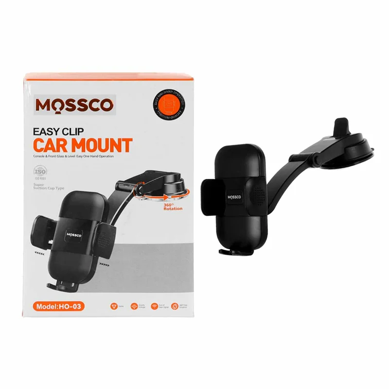 هولدر گوشی موبایل پایه دار Mossco مدل HO-03 - مشکی