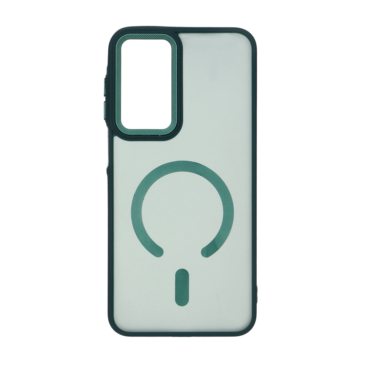 قاب مات لنز کربن طرح مگ سیف دور رنگی Samsung Galaxy A17 / A26 - سبز