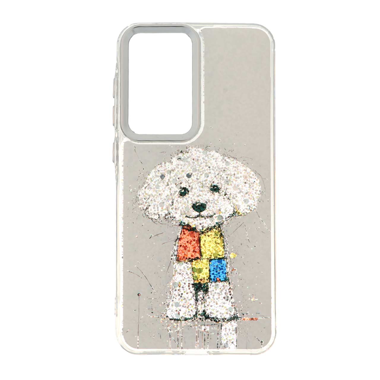 قاب رزینی اکلیلی لنز سیلور Samsung Galaxy A56 / A36 - طرح 24