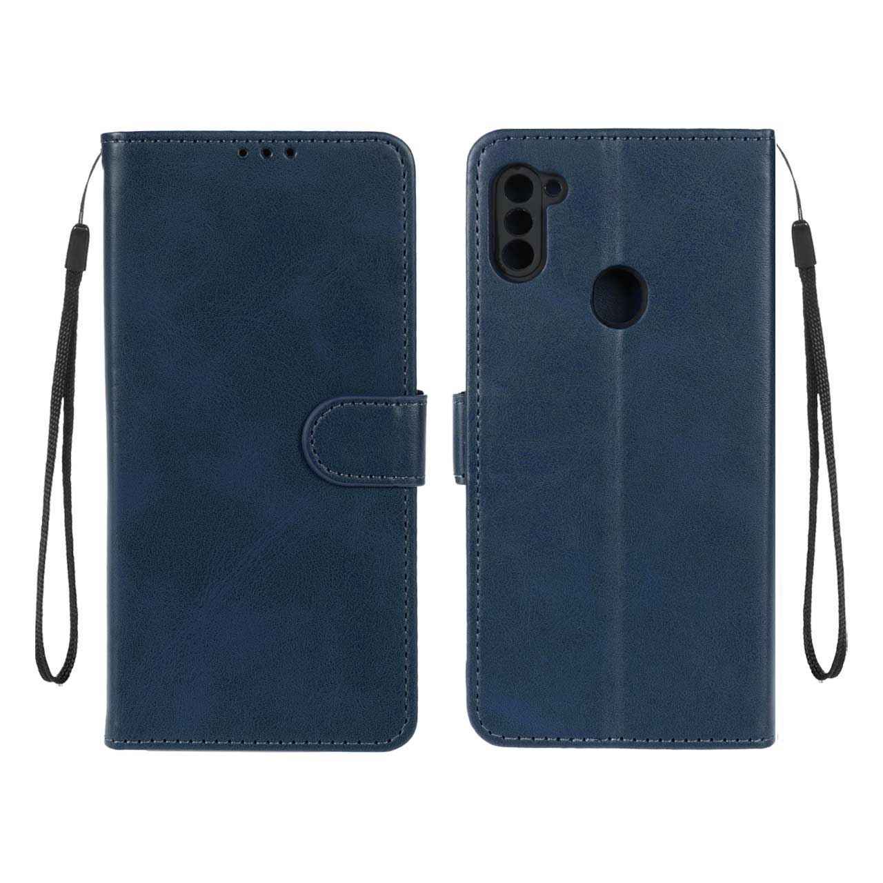 کیف موبایل مگنتی Samsung A11 / M11 - سرمه ای