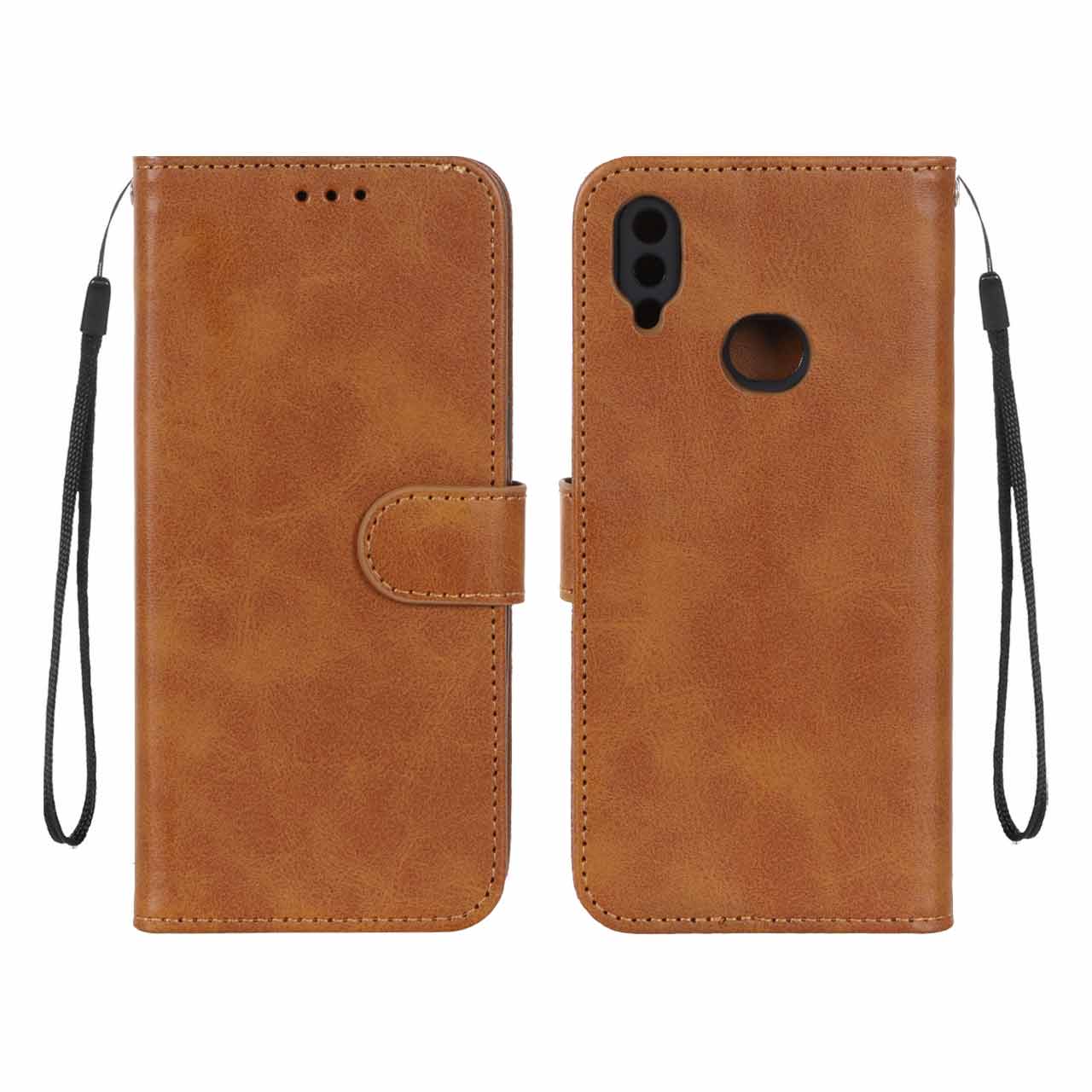 کیف موبایل مگنتی Samsung A10S - عسلی