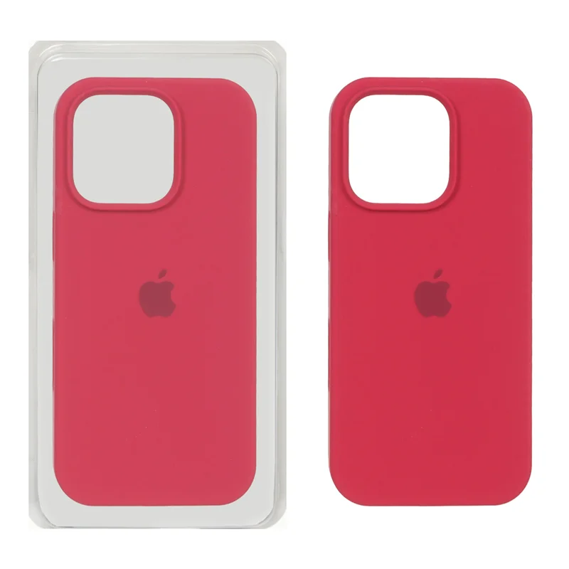قاب سیلیکونی پاک کنی اورجینال Apple iPhone 16 Pro - آلبالویی (پک اصلی )
