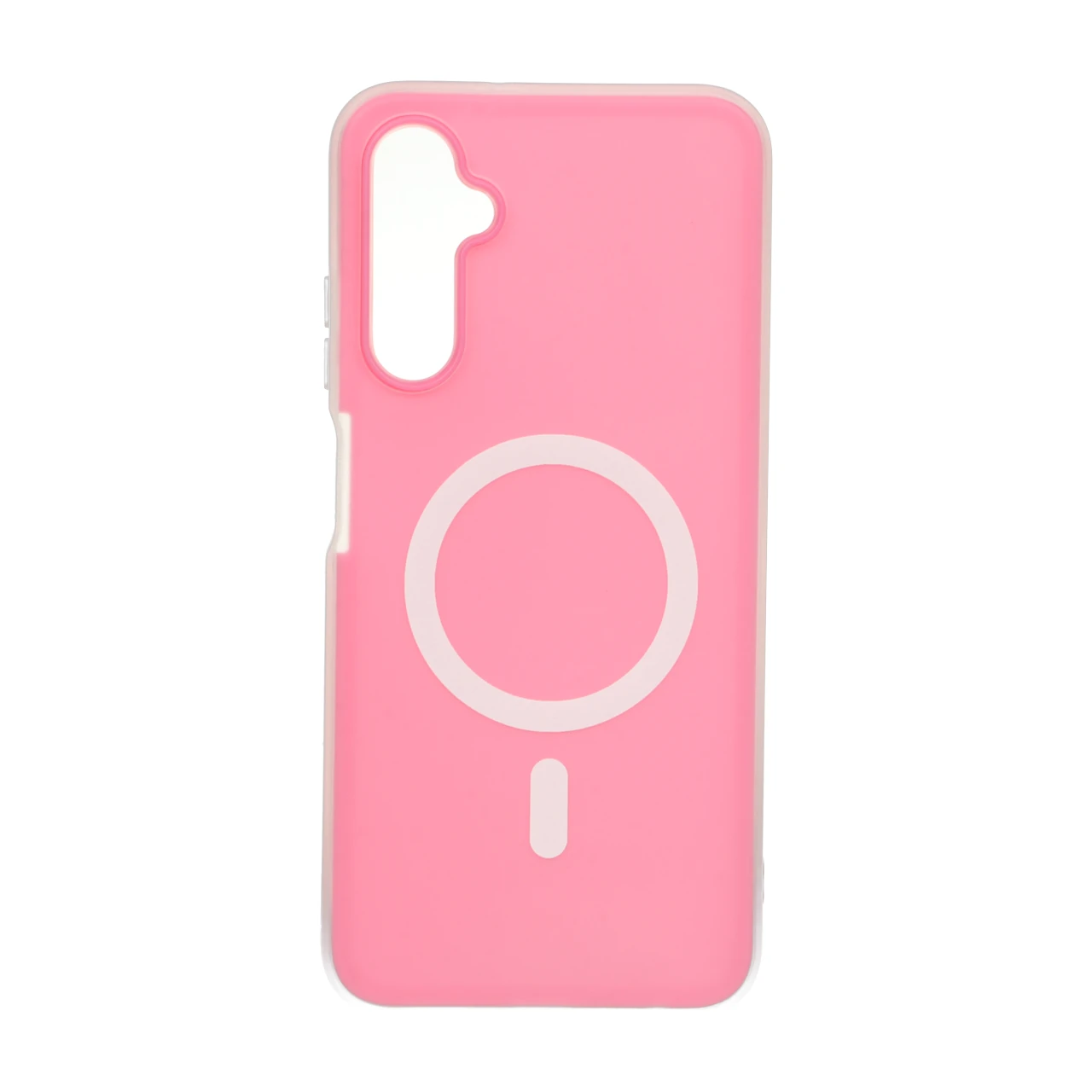 قاب دو لایه مات طرح مگ سیف Samsung Galaxy A05s - صورتی فانتزی