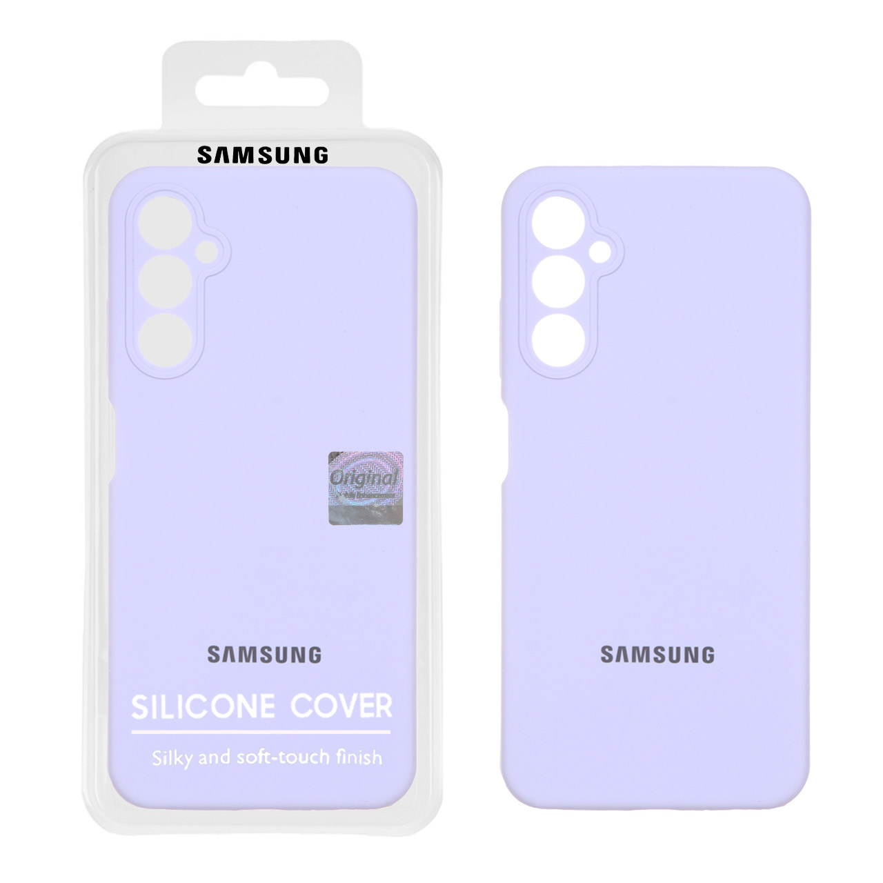 قاب سیلیکونی پاک کنی اورجینال Master Quality مدل Samsung Galaxy A05s - یاسی (پک دار)