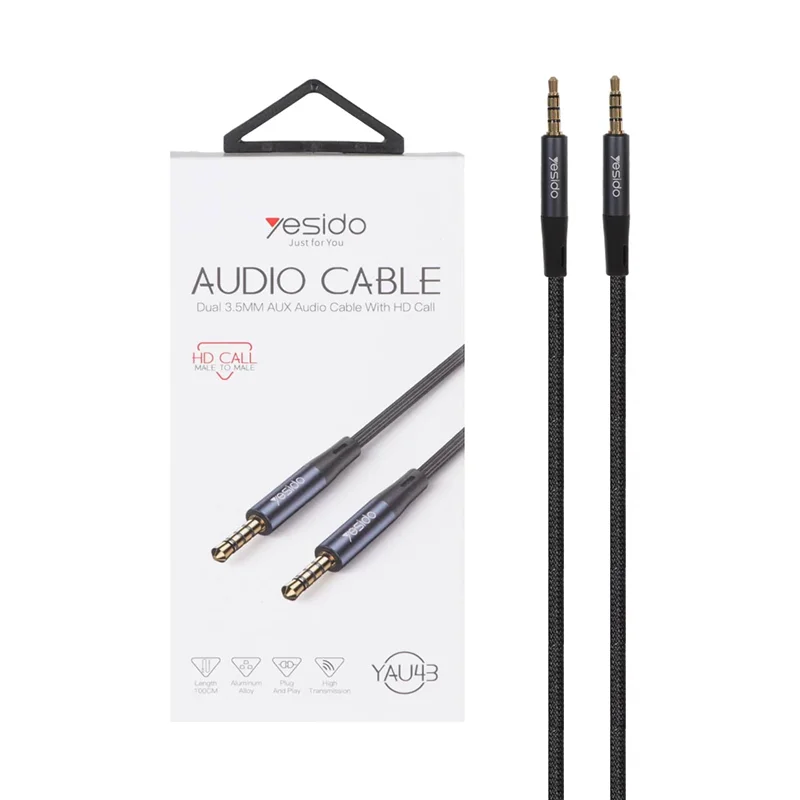 کابل Yesido Aux مدل YAU43 - مشکی