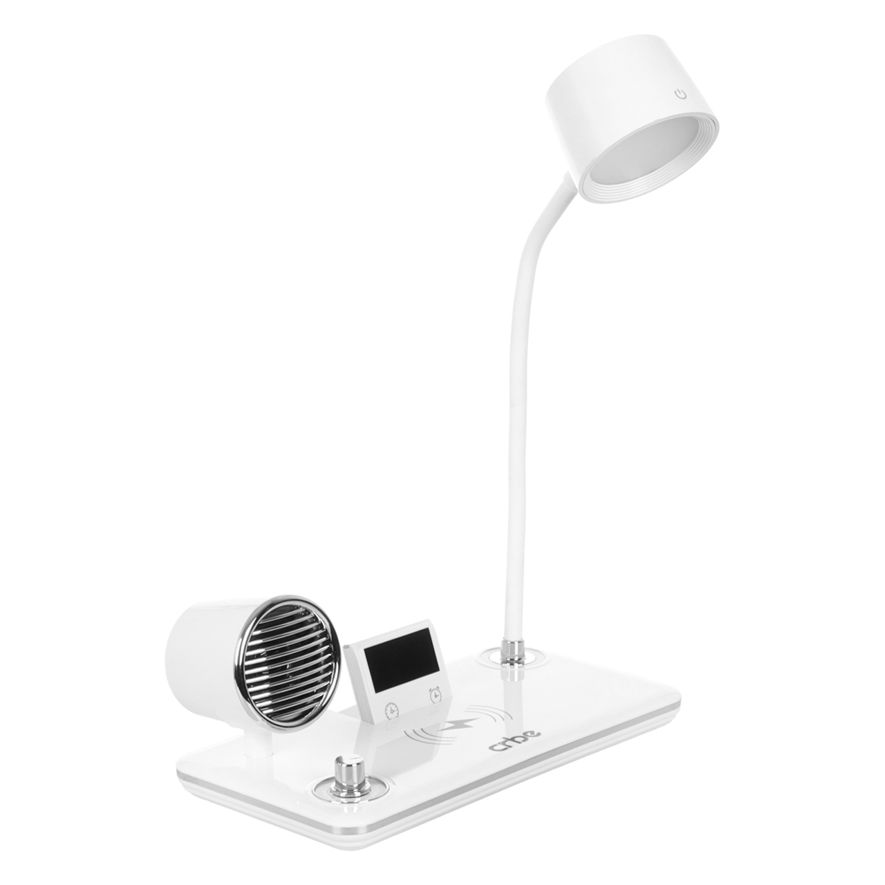 شارژر وایرلس چهار کاره Crbe مدل Y106 - سفید