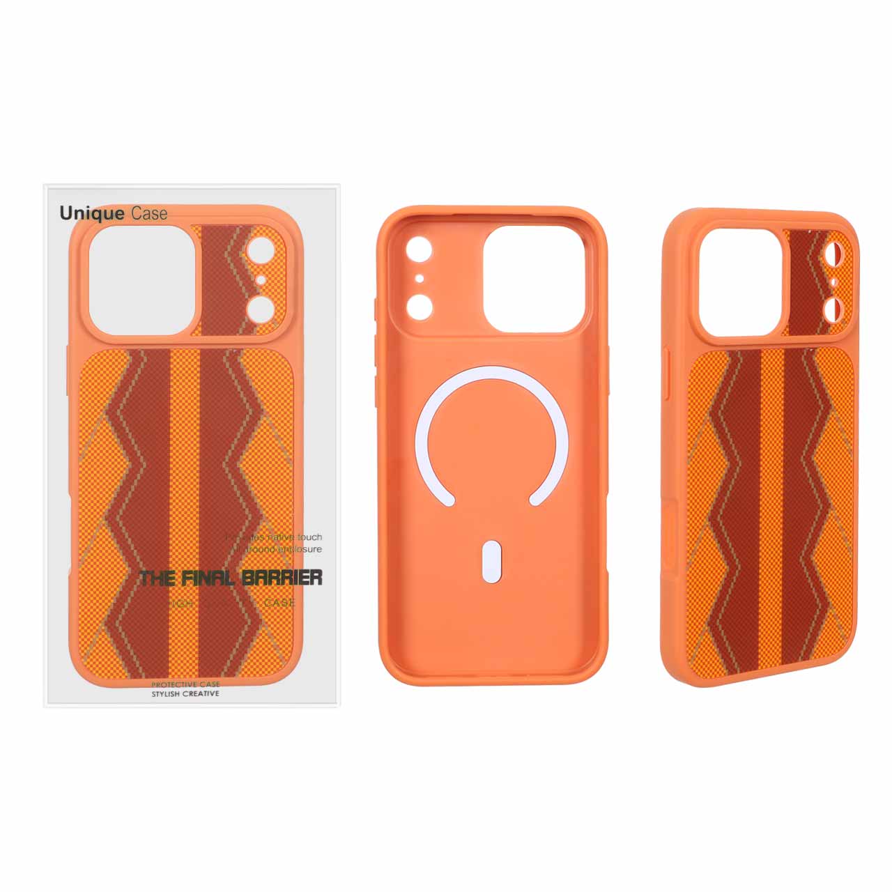 قاب اورجینال Unique Case شطرنجی MagSafe مدل Apple iPhone 17 Pro Max - طرح 5