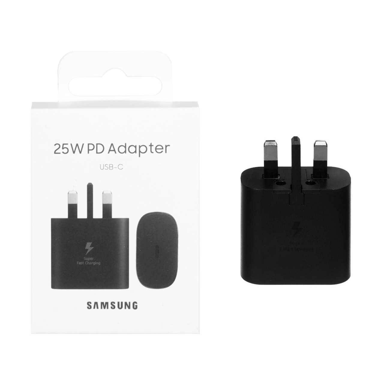 شارژر دیواری سه پین SAMSUNG 25W TA800 (فست و PD) - مشکی - BSA