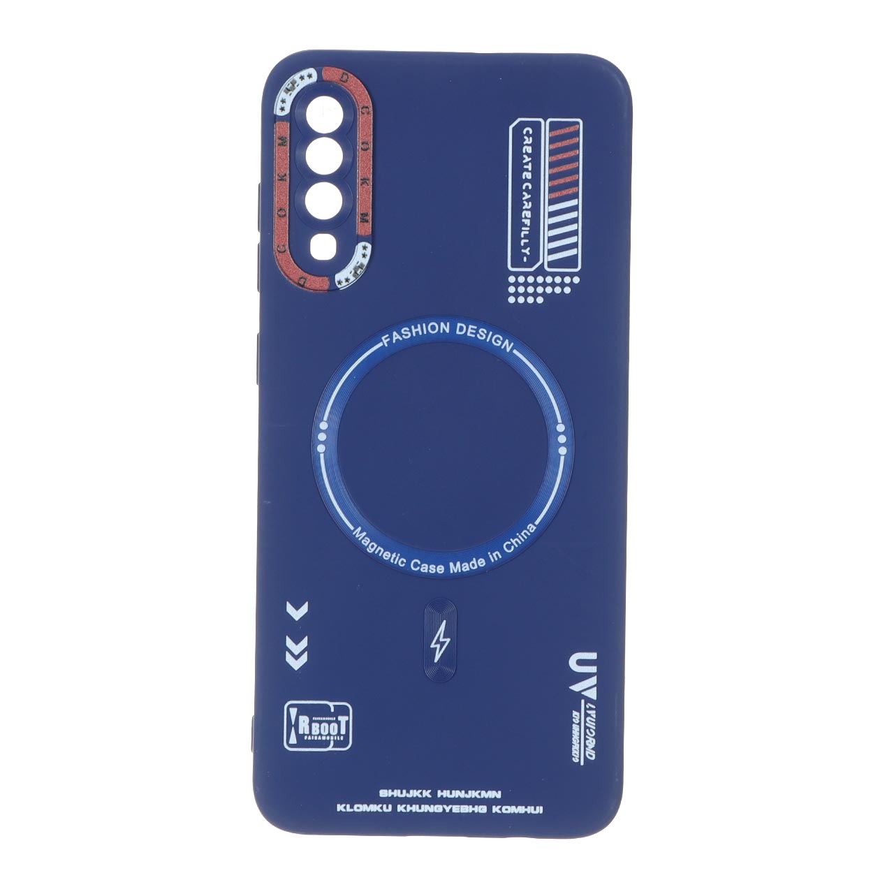 قاب Fashion Design طرح مگ سیف RT مدل Samsung Galaxy A70 / A70s - سرمه ای