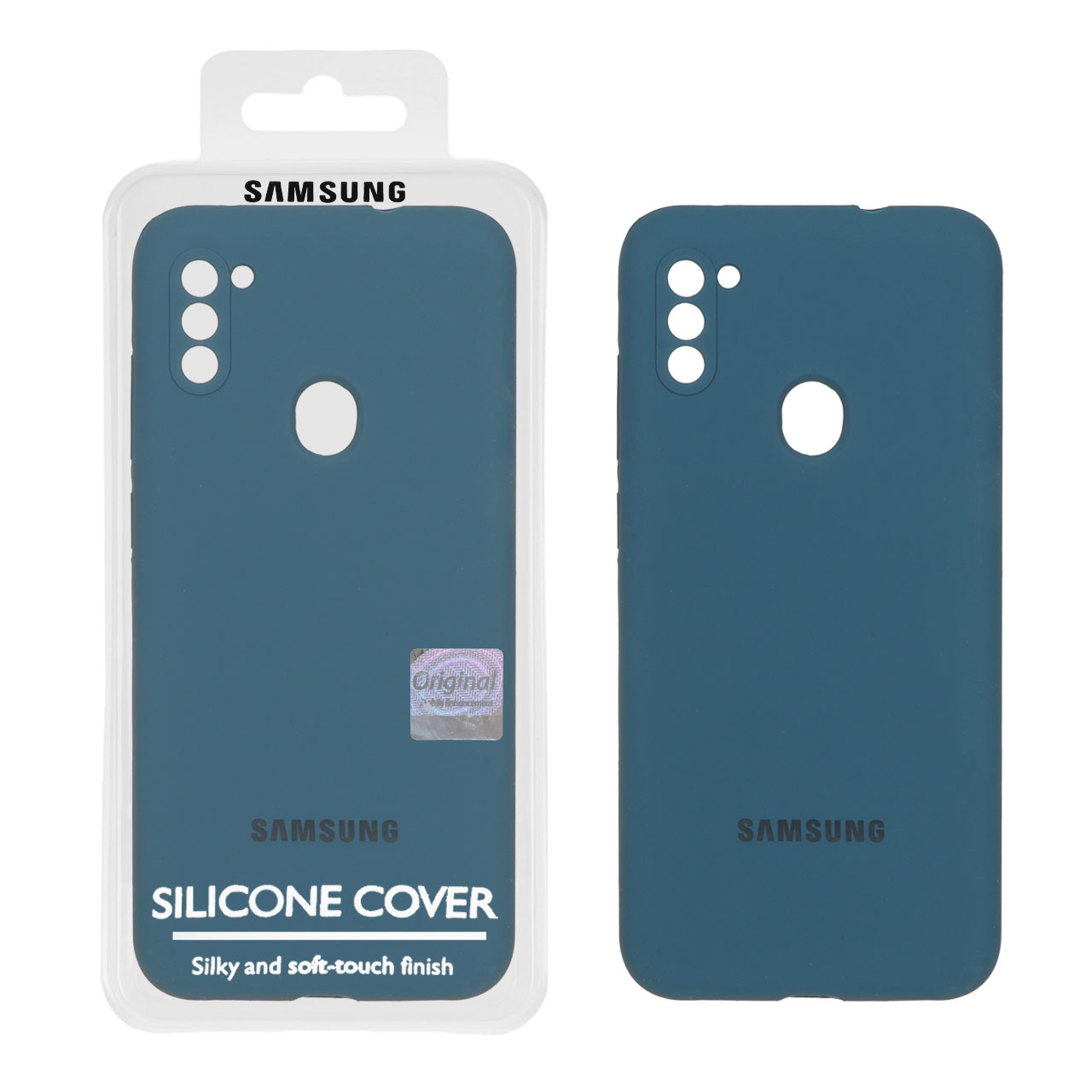 قاب سیلیکونی پاک کنی اورجینال Master Quality مدل Samsung Galaxy A11 / M11 - سبز کله غازی (پک دار)