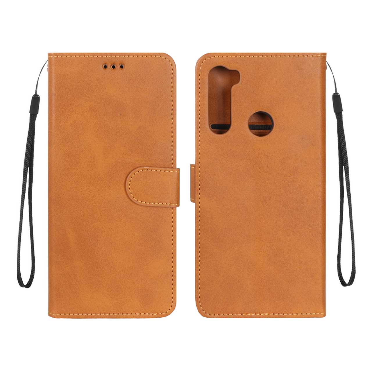 کیف موبایل مگنتی Xiaomi Redmi Note 8T - عسلی