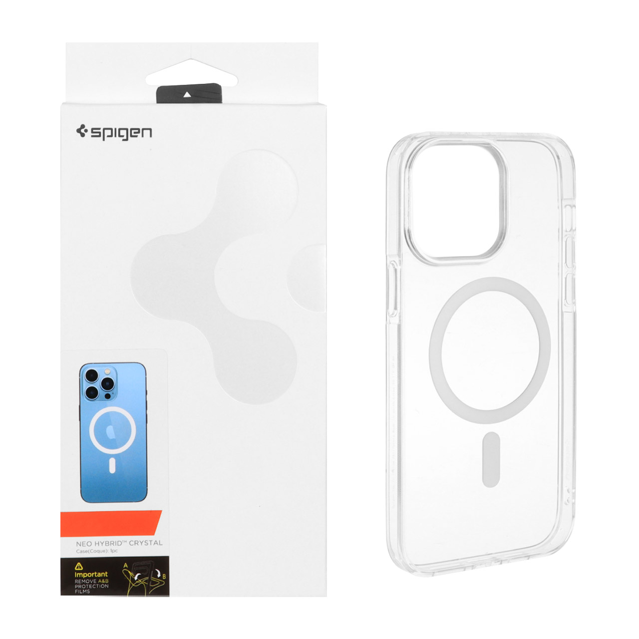 قاب Spigen اورجینال شفاف NEO HYBRID Magsafe مدل Apple iPhone 14 Pro Max (پک دار)