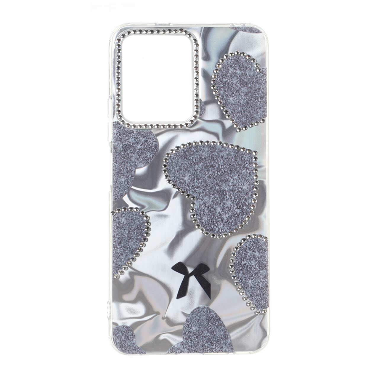 قاب هولوگرامی طرح دار نگینی Xiaomi Redmi Note 12 4G - کد 318