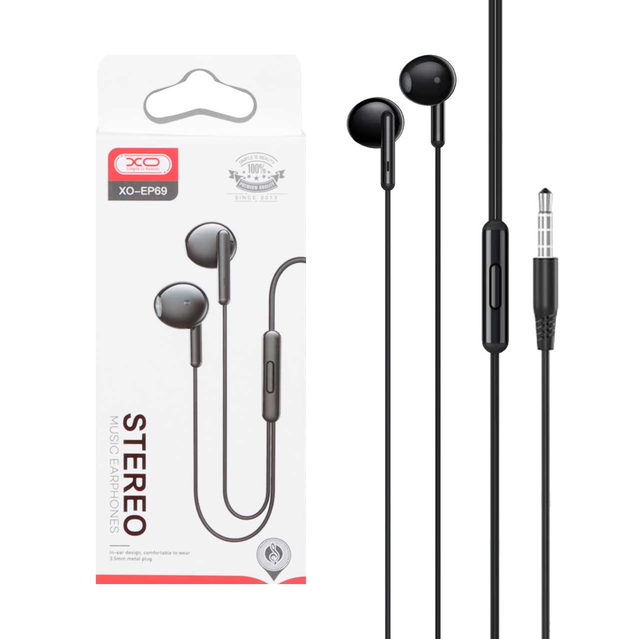 هندزفری باسیم XO مدل EP69 - مشکی