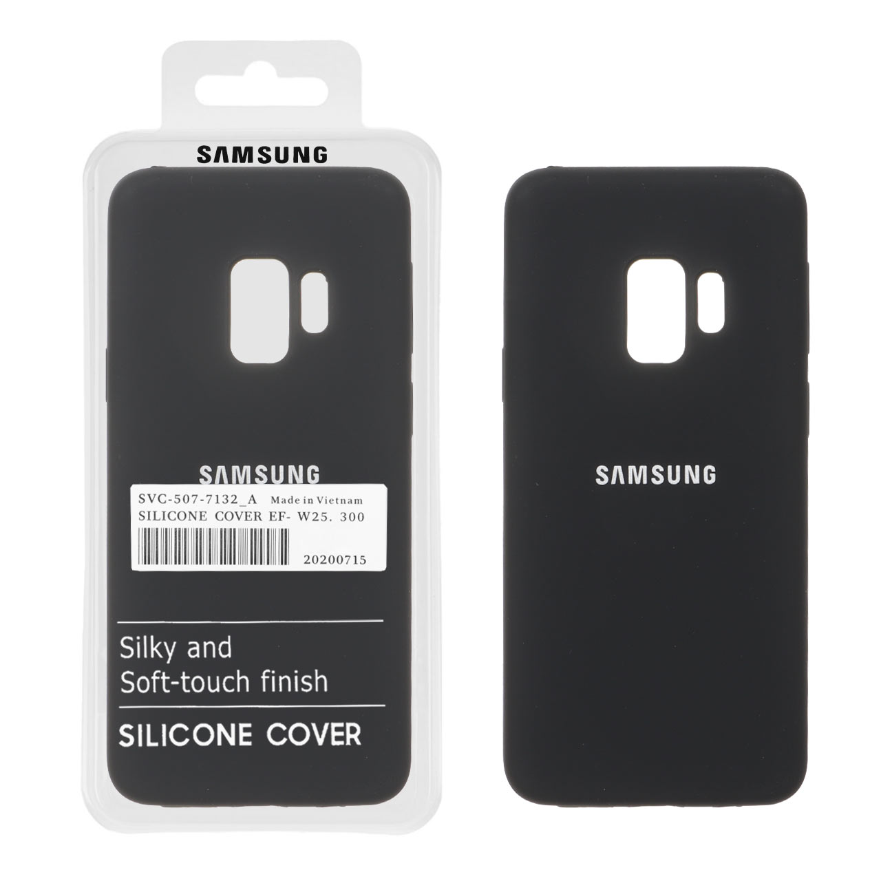 قاب سیلیکونی پاک کنی اورجینال درجه یک Samsung Galaxy S9 - مشکی (پک دار) - NTC