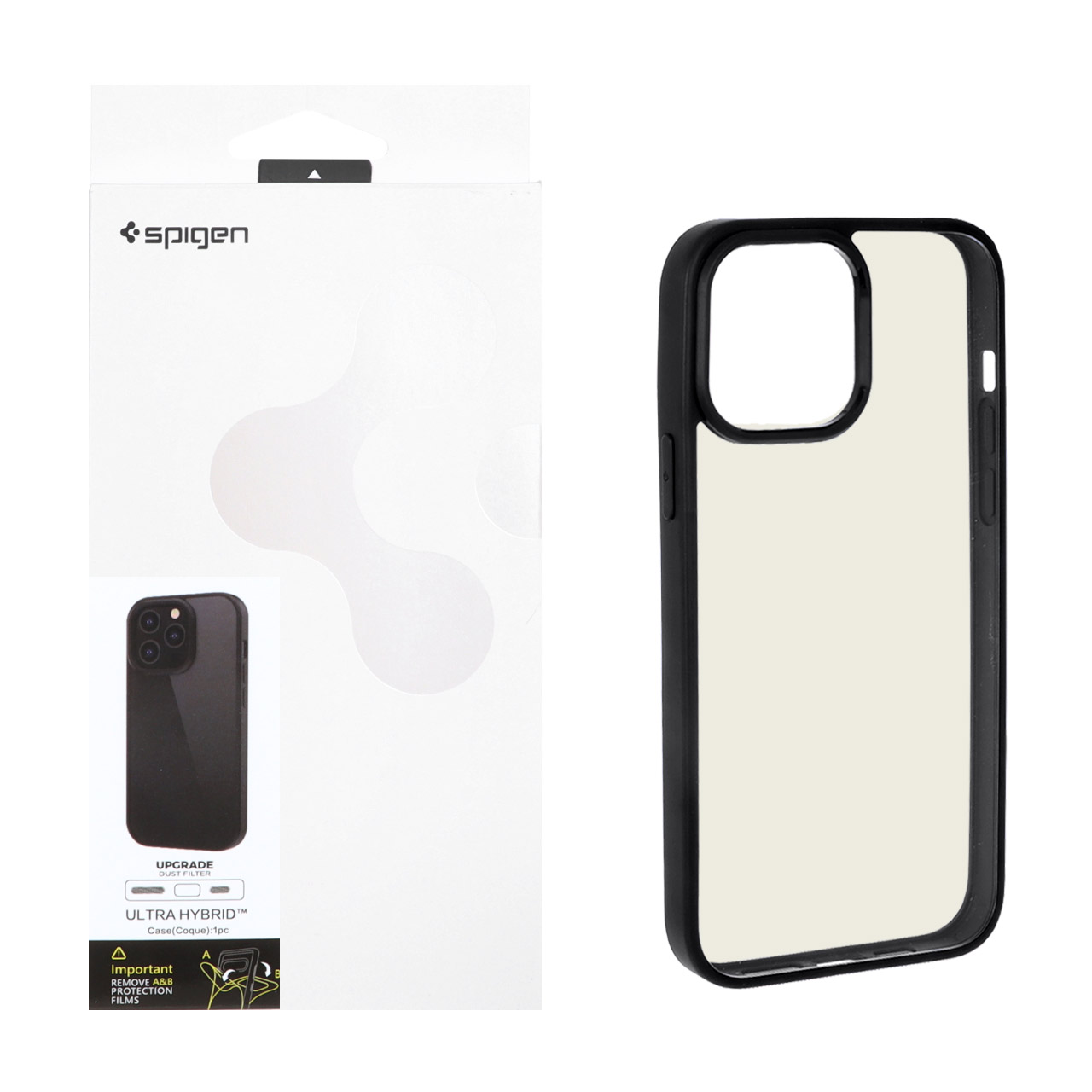 قاب اورجینال Spigen با توری اسپیکر فلزی Apple iPhone 16 Pro Max - مشکی (پک دار)