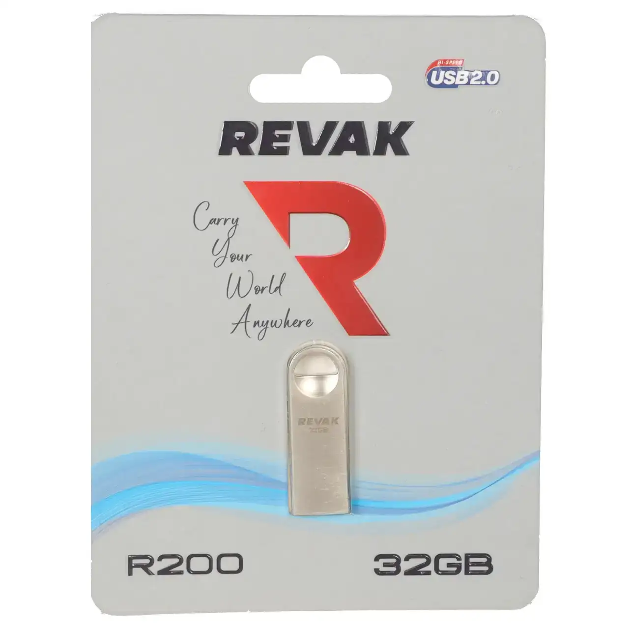 REVAK R200 USB2.0 Flash Memory - 32GB - نقره ای