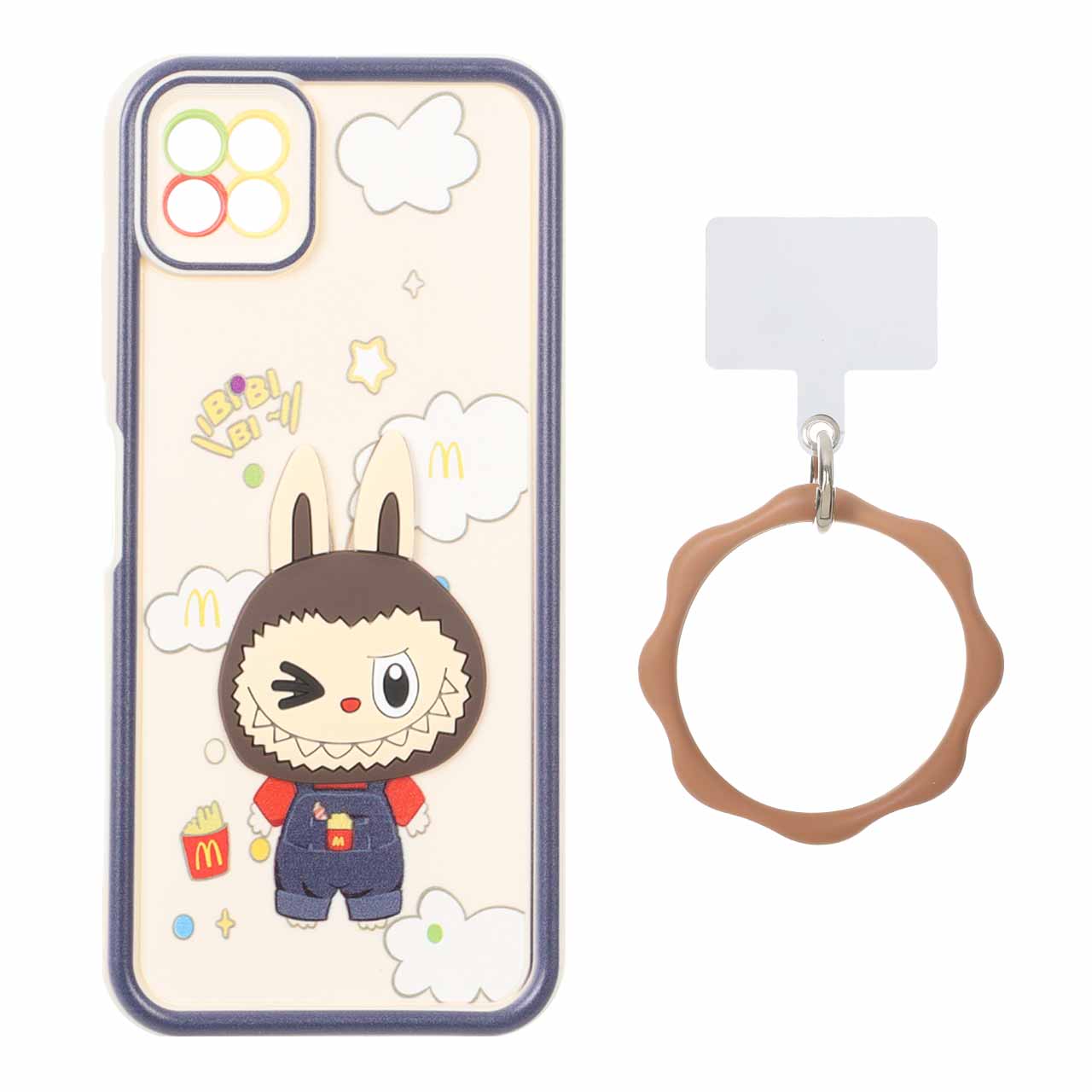 قاب Solid Case عروسک برجسته النگویی Samsung Galaxy A22 5G - طرح 429