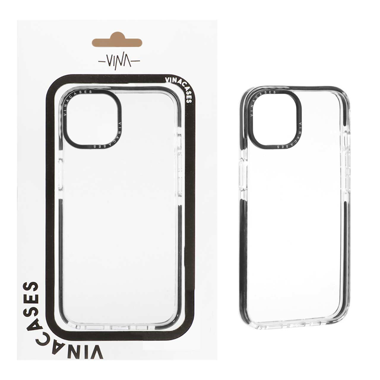 قاب اورجینال Vina شفاف Apple iPhone 13 / iPhone 14 (پک دار)