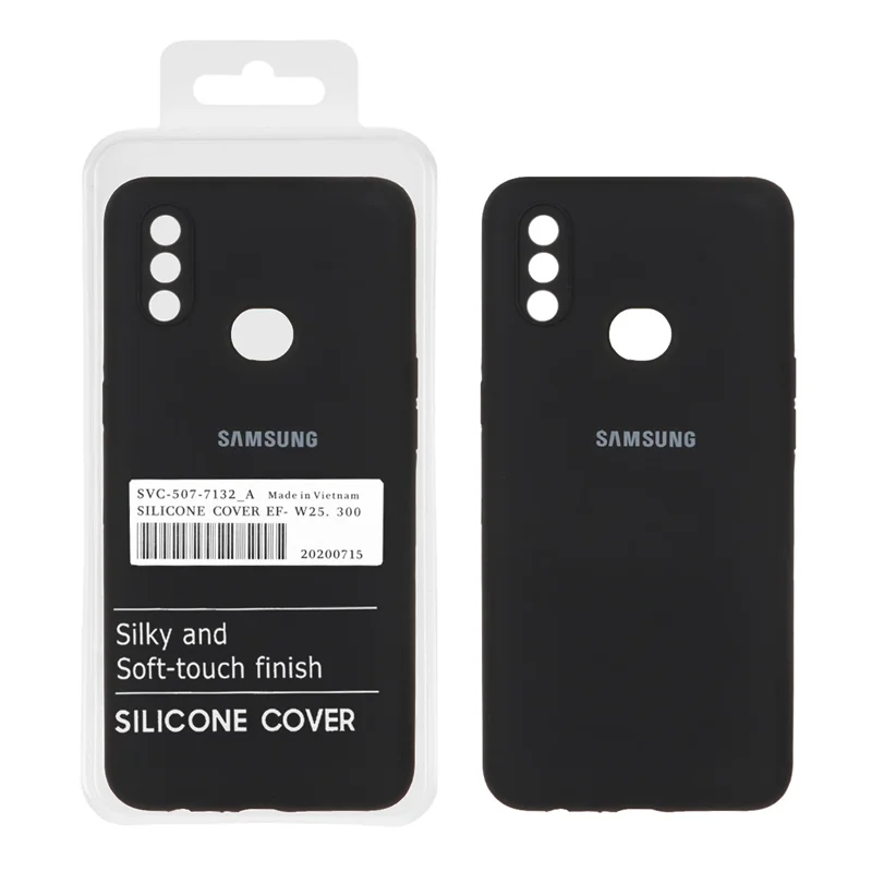 قاب سیلیکونی پاک کنی اورجینال درجه یک Samsung Galaxy A10s / M01s - مشکی (پک دار)