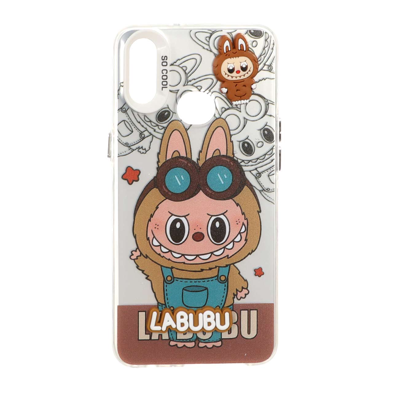 قاب SO COOL طرح Labubu خمیری برجسته Samsung Galaxy A10s - کد 98