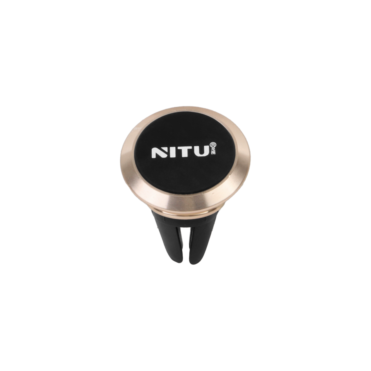 هولدر گوشی موبایل مگنتی دریچه ای خودرو NITU مدل NH10 - مشکی طلایی