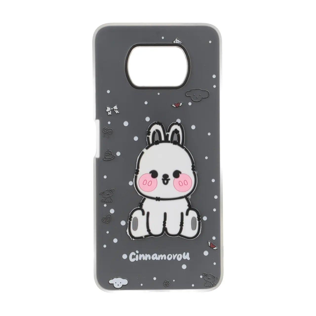 قاب دو لایه مات عروسک برجسته Xiaomi Poco X3 / Poco X3 Pro / Poco X3 NFC - مشکی