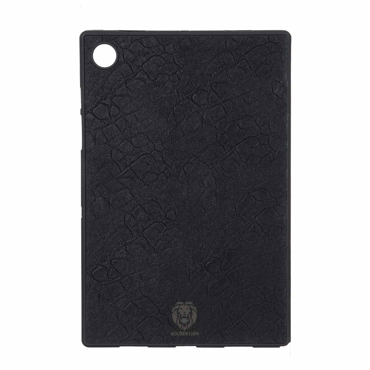 قاب تبلت چرمی Golden Lion مدل Samsung Galaxy Tab A8 10.5 / X200 / X205 - مشکی
