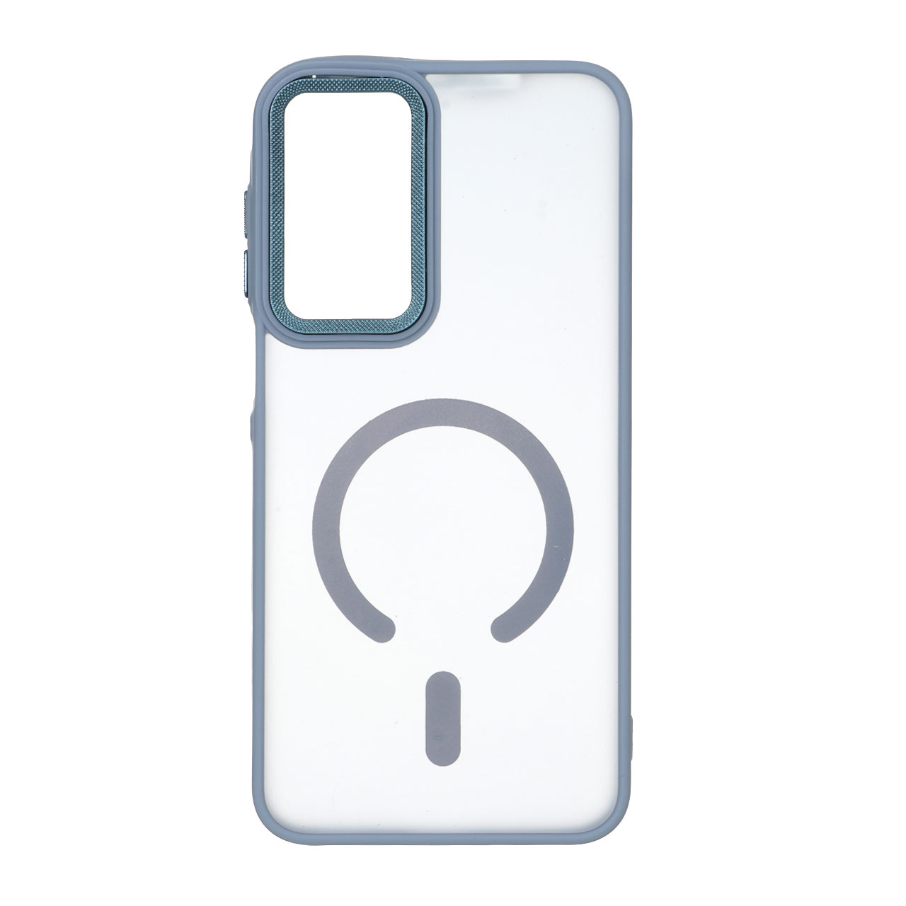 قاب مات لنز کربن طرح مگ سیف دور رنگی Samsung Galaxy A16 - طوسی