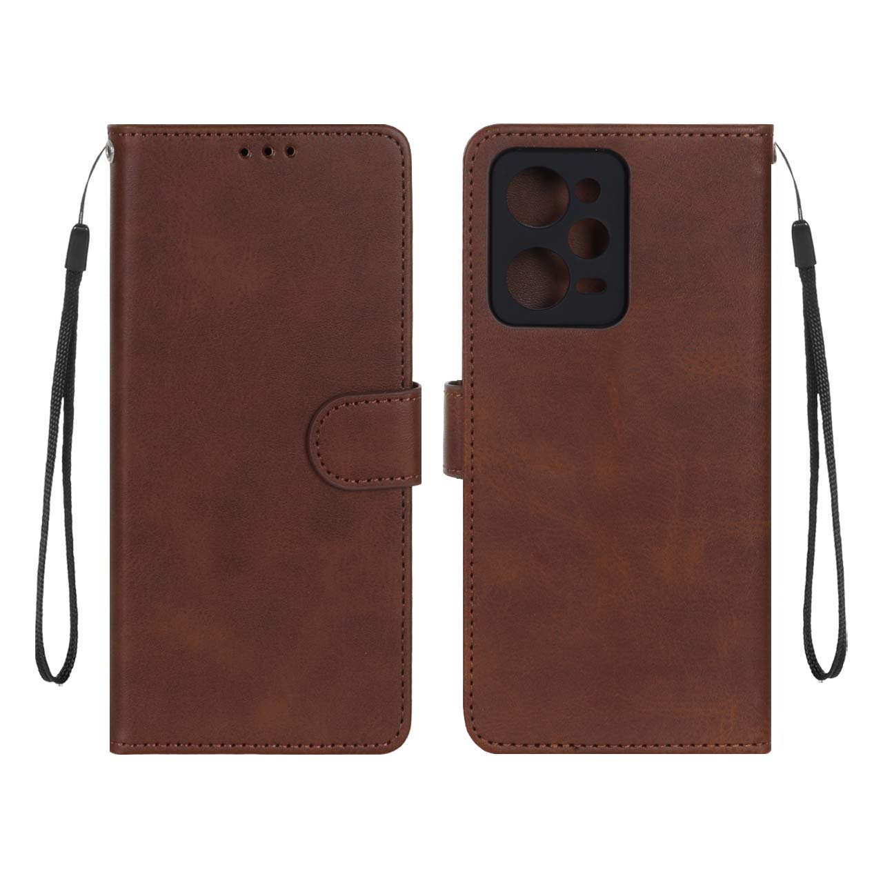 کیف موبایل مگنتی درجه یک MNC مدل Xiaomi Redmi Note 12 Pro 5G / Xiaomi Poco X5 Pro 5G - قهوه ای