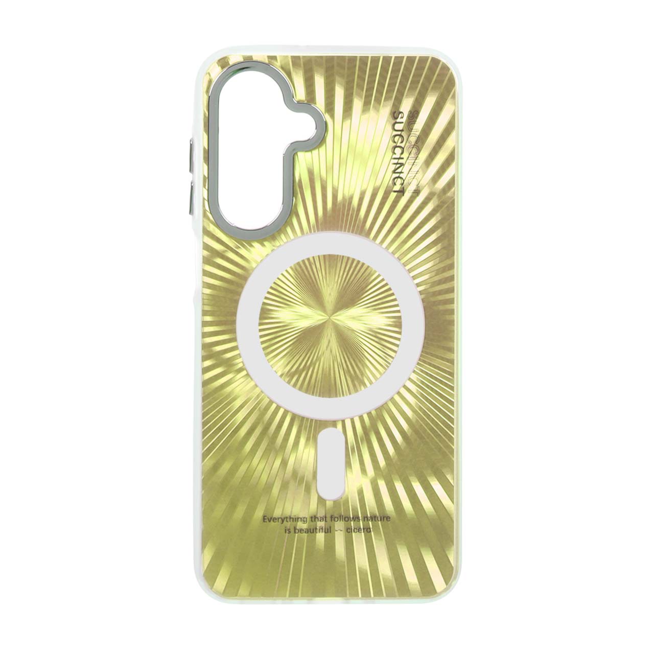 قاب Succinct الحمبرا طرح مگ سیف Samsung Galaxy A17 / A26 - طلایی