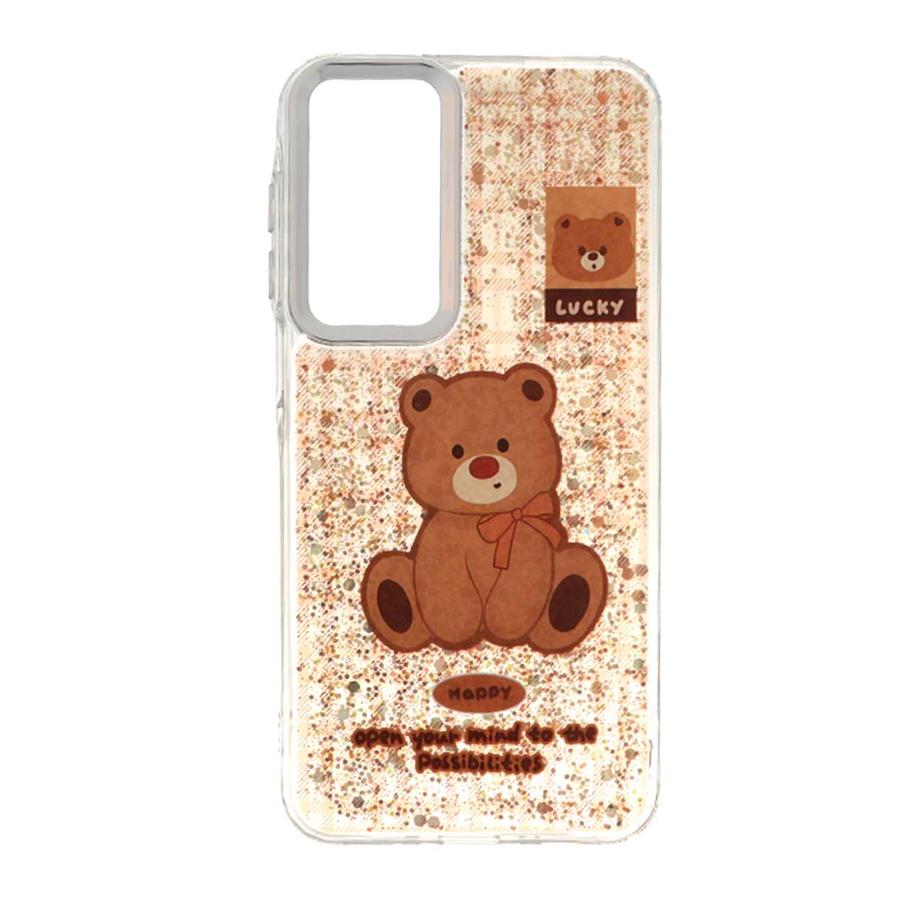 قاب رزینی اکلیلی لنز سیلور Samsung Galaxy A16 - طرح 19