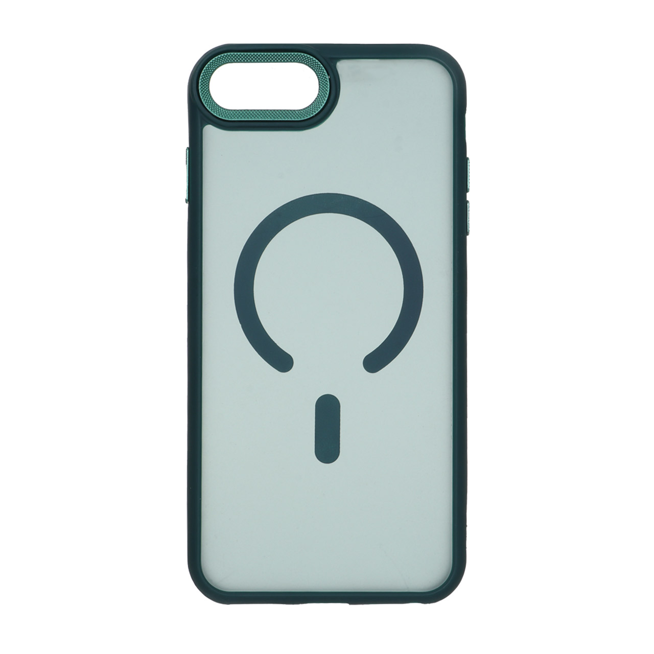 قاب مات لنز کربن طرح مگ سیف دور رنگی Apple iPhone 7 Plus / iPhone 8 Plus - سبز