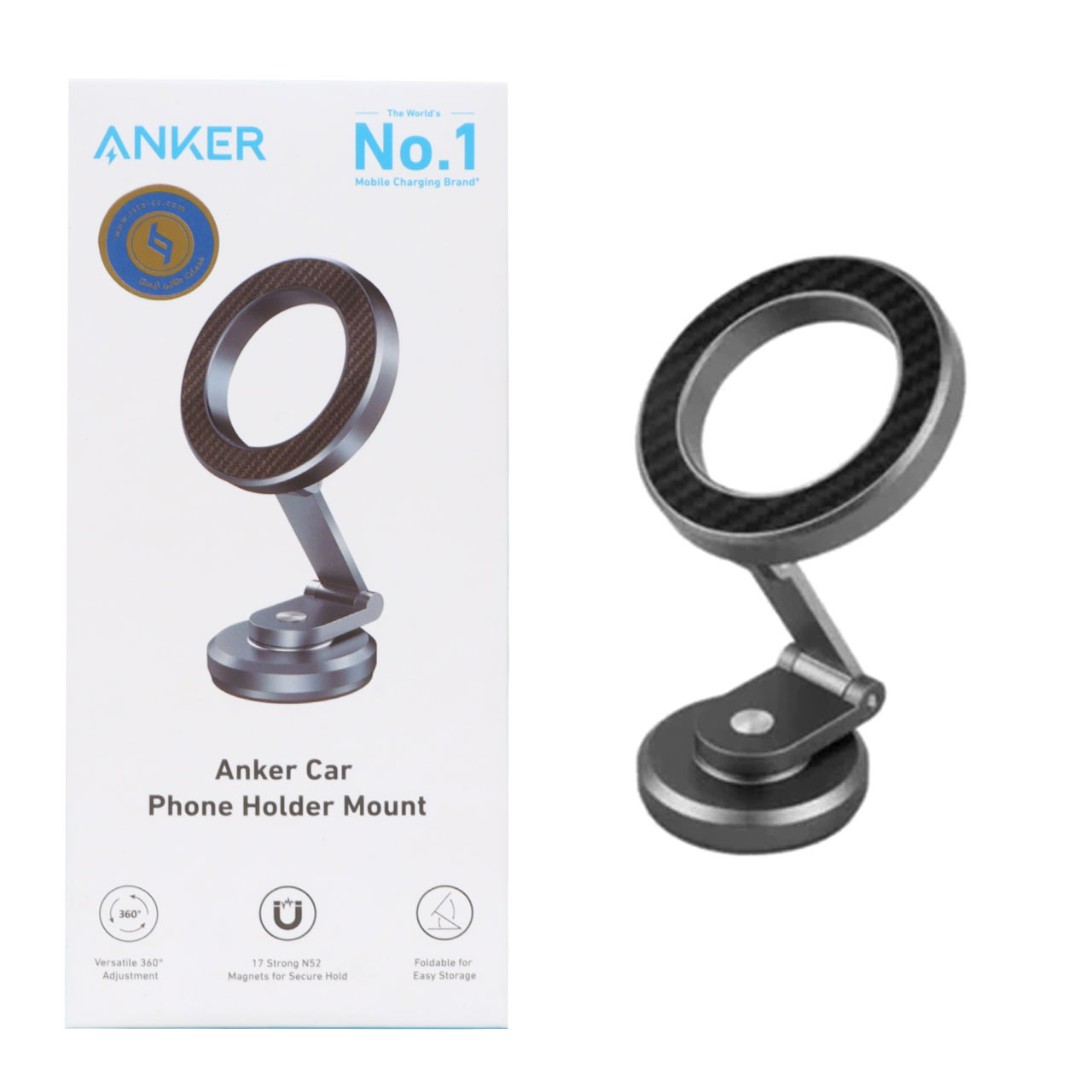 هولدر گوشی موبایل Anker مدل A9101H41 - نقره ای (گارانتی 18ماهه حافظه طلایی ایستا)