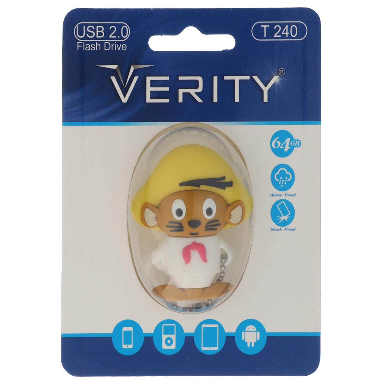 Verity T240 USB2.0 Flash Memory - 64GB - (گارانتی آسان سرویس) عروسکی