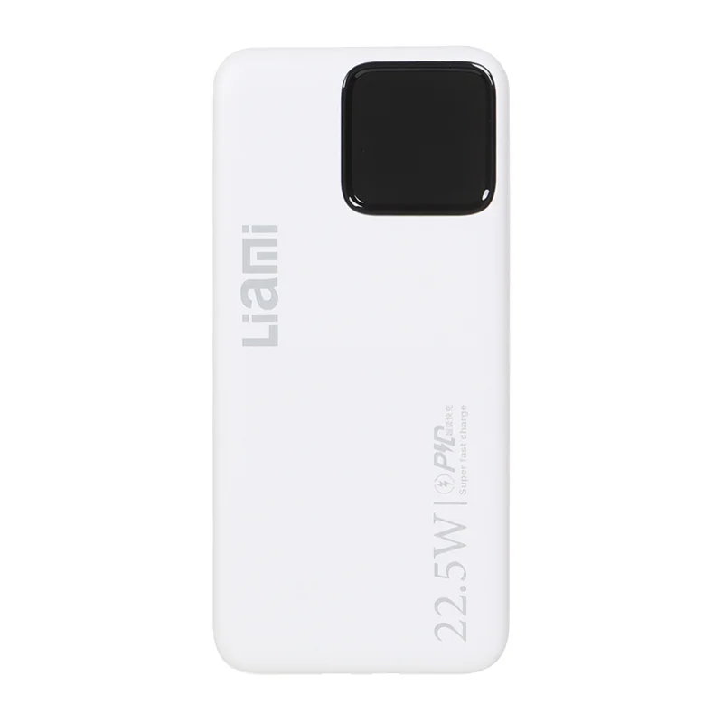 پاوربانک (PD و فست شارژ) Liami 22.5W 10000mAh مدل LM-7010 - سفید