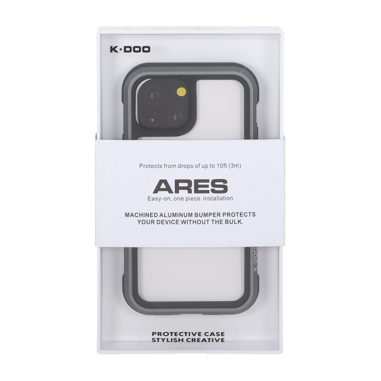 قاب Original KZDoo Ares مدل Apple iPhone 13 Mini - خاکستری (پک دار) - NTC