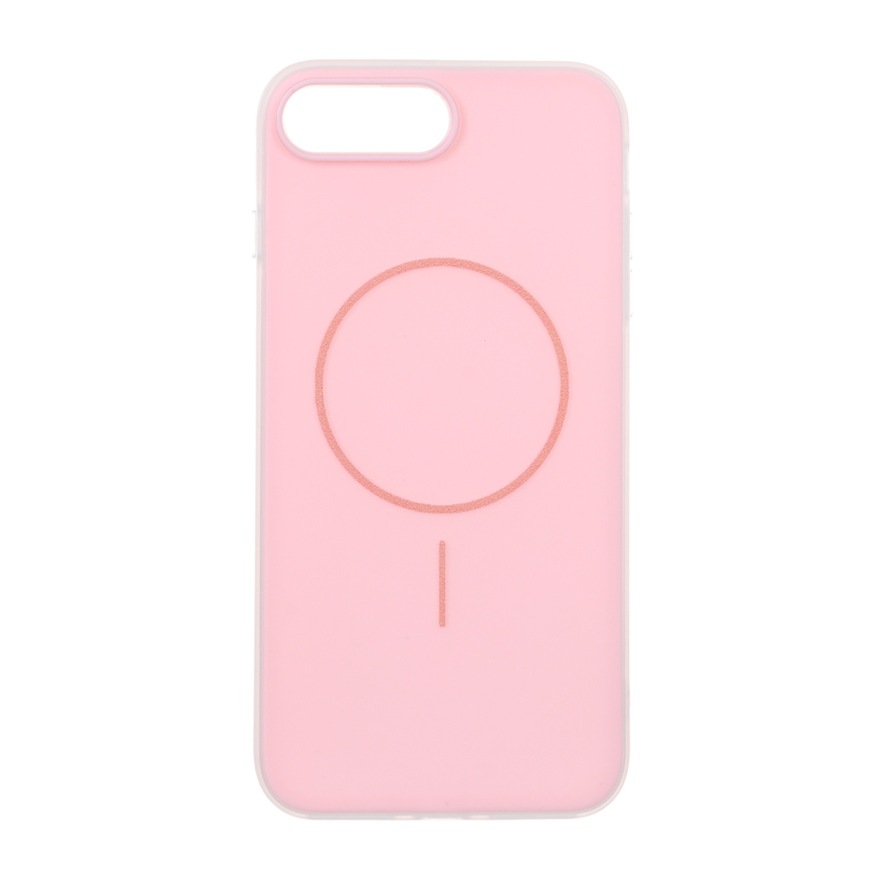 قاب دو تکه طرح مگ سیف مات Apple iPhone 7 Plus / iPhone 8 Plus - صورتی